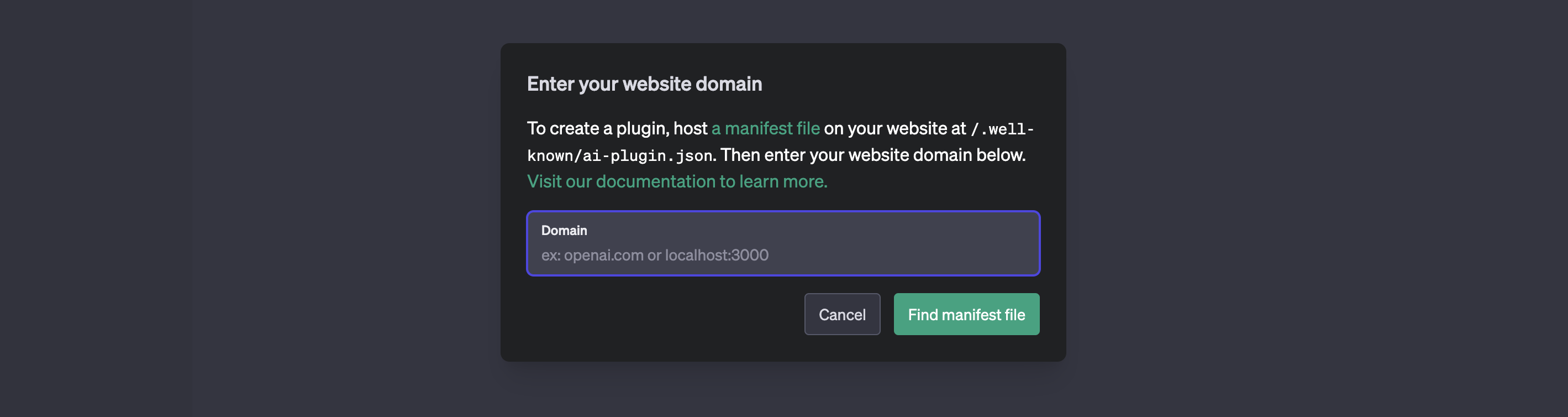 Enter URL
