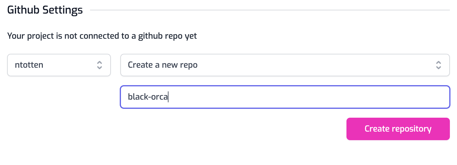 Create GitHub Repo