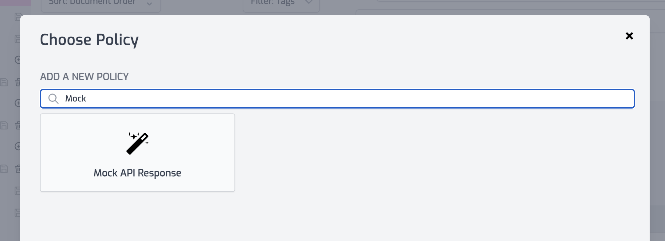 Mock API Policy